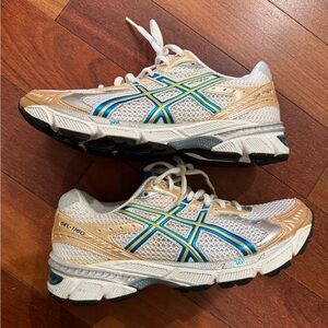 NEW, Never Worn Asics Womens Gel 1160 T0J8N (White, Blue, Rose Gold)